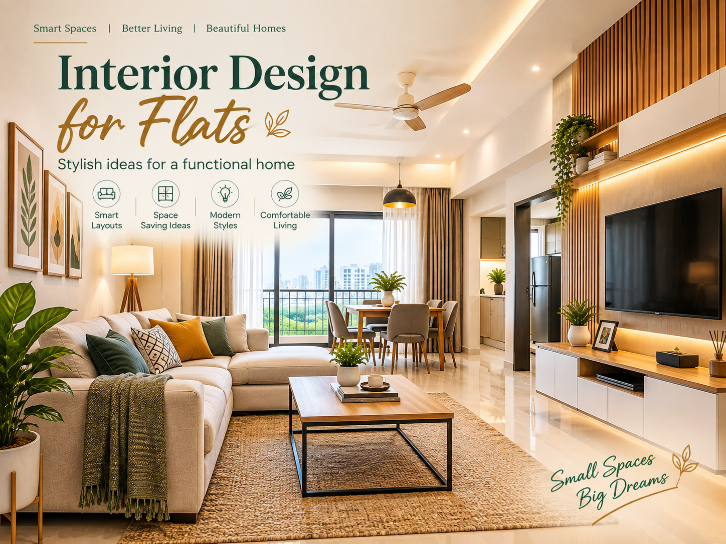 Interior Design for Flats: 15 Stylish Ideas interior design for flats